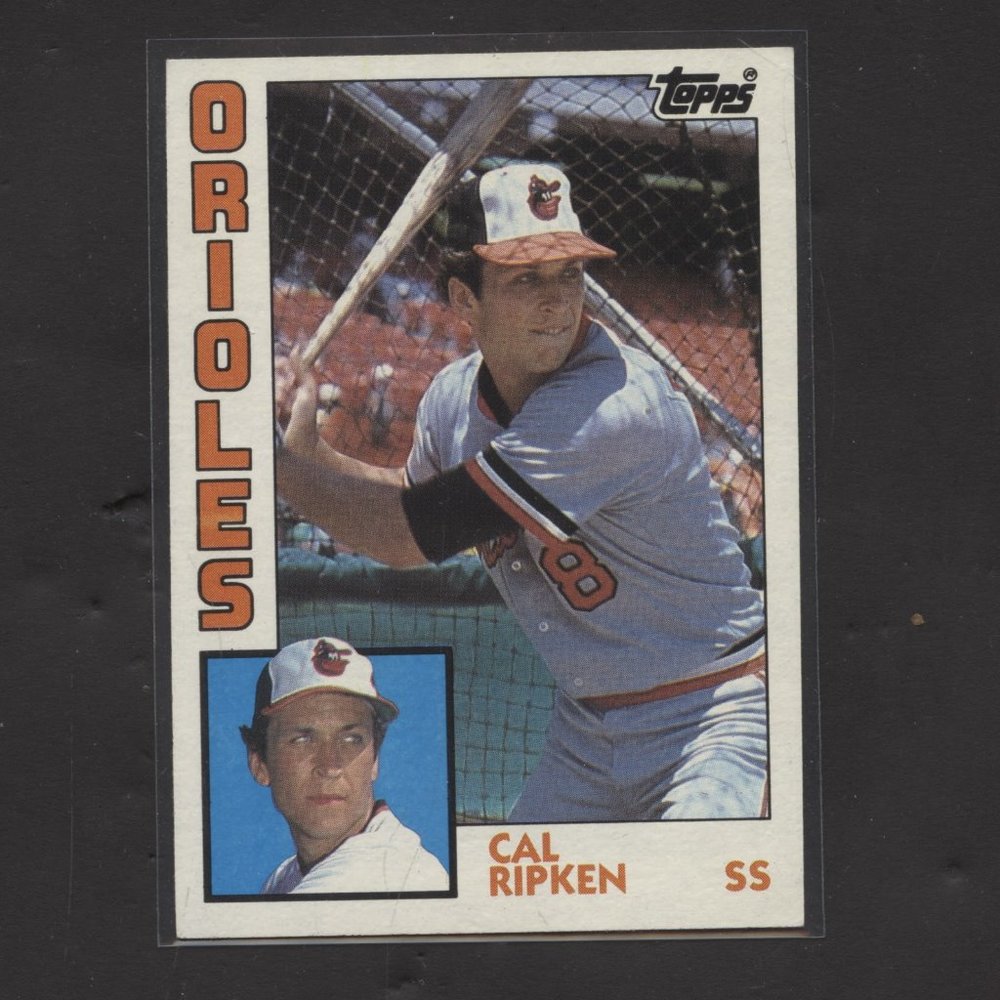 1984 topps cal ripken jr card orioles high grade
